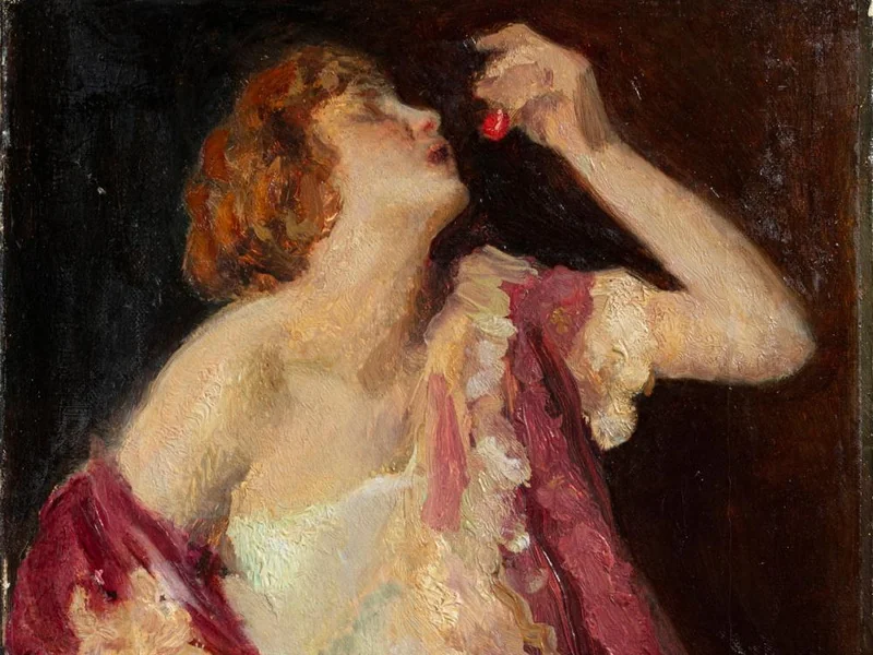 1882-Alfredo Protti - Le ciliegie